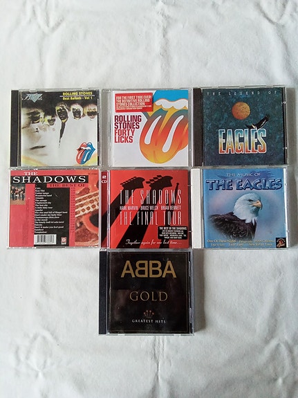 Ulkolaisia CD levyjä 1980-2000 luvuilta
