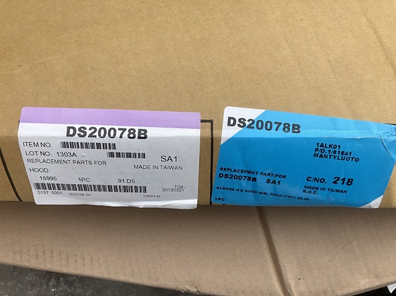 Nissan Almera N16 Konepelti 00-06