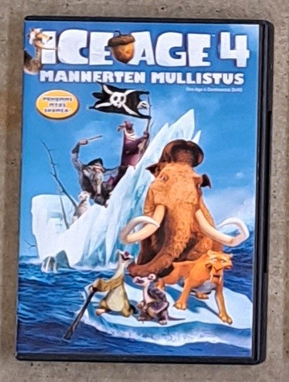 Ice age 4 mannerten mullistus dvd