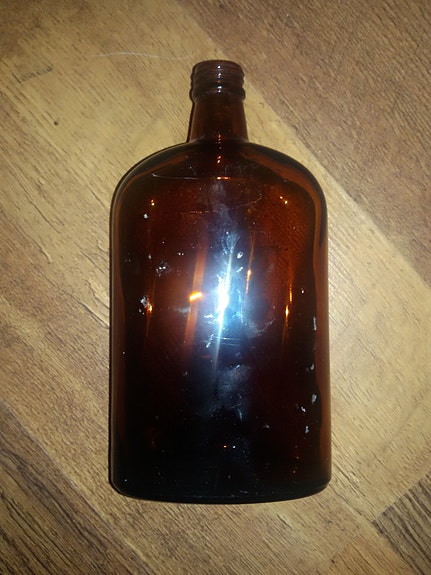 Apteekkipullo litteä
