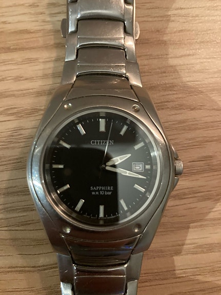 Citizen Marinaut sapphire crystal kello