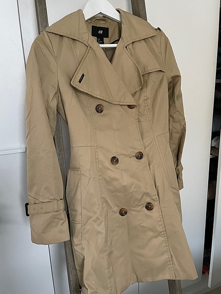 H&M vaaleanruskea trenssi 34