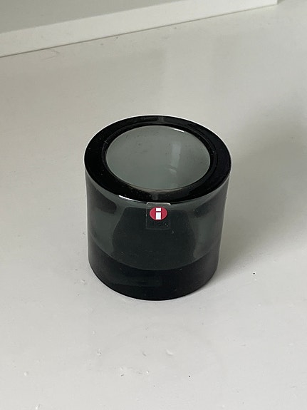 Marimekko Iittala Kivi kynttilälyhty Design Heikki Orvola.Väri Harmaa