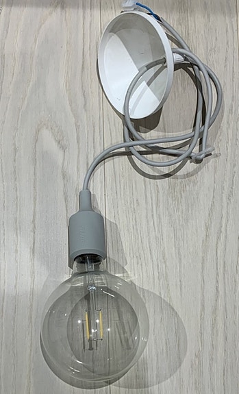Muuto E27 valaisin, vaaleanharmaa