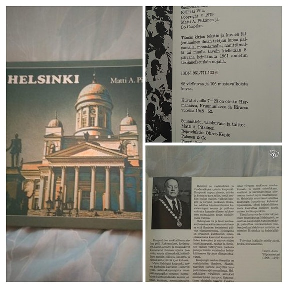 HELSINKI aiheisia kirjoja