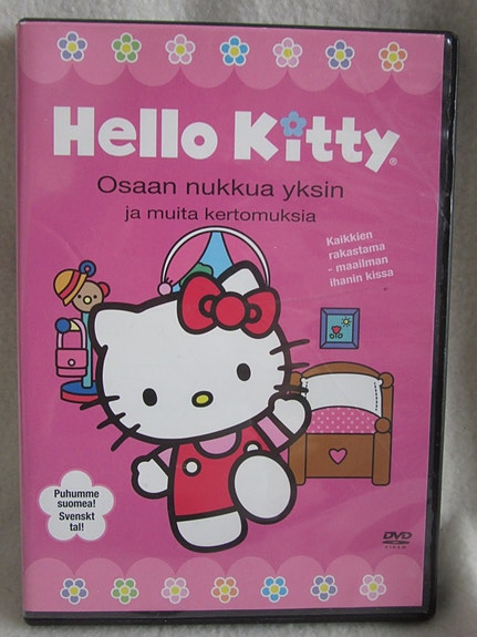 Hello Kitty Osaan nukkua yksin dvd