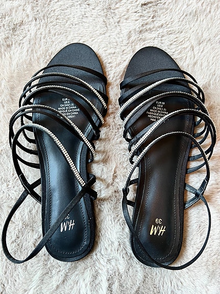 H&M mustat kengät 39