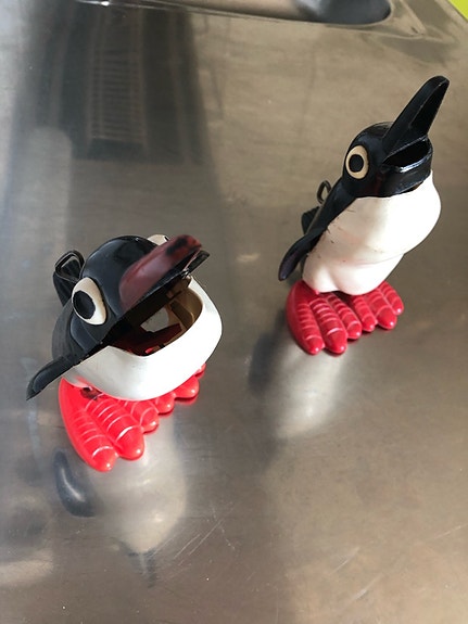 Pingviini vedettävä antiikki