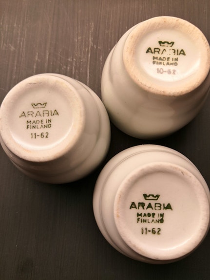 Arabia Kilta/Teema munakupit