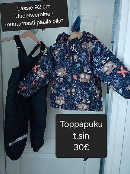 Uudenveroinen toppapuku 92 cm