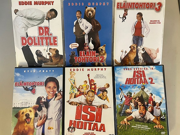 Eläintohtori ja Isi hoitaa DVD