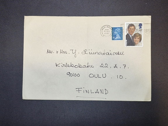Postilähetys; Lady Diana ja prinssi Charles