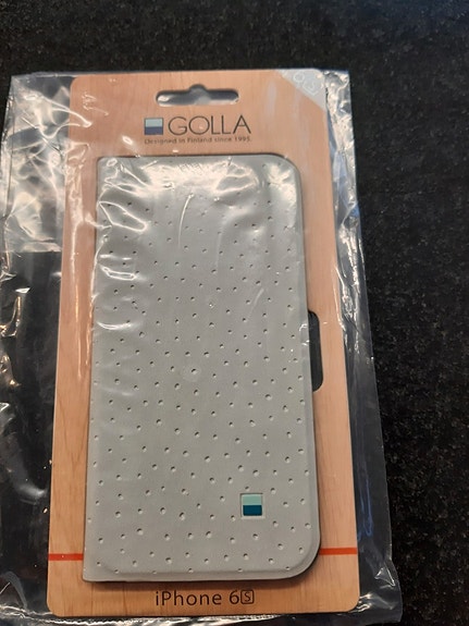 Golla iPhone 6S kotelo kännykälle Uusi