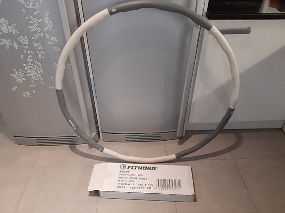 Fitnord Hula Hoop painotettu vanne 1,5 kg Uusi