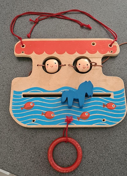 Retro mobile puinen