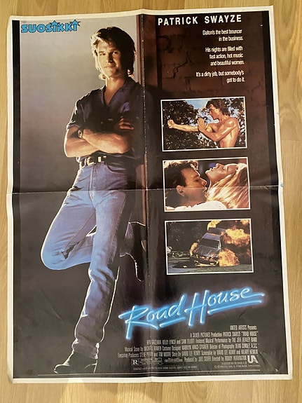 Road House Patrick Swayze juliste (kolme eri)