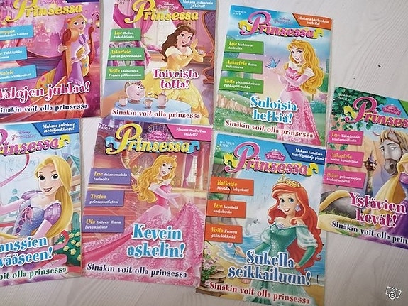 👸👑Prinsessa lehtiä 7kpl👑👸
