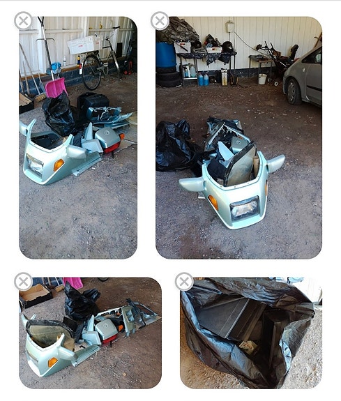 BMW K70/100 katteet ym.