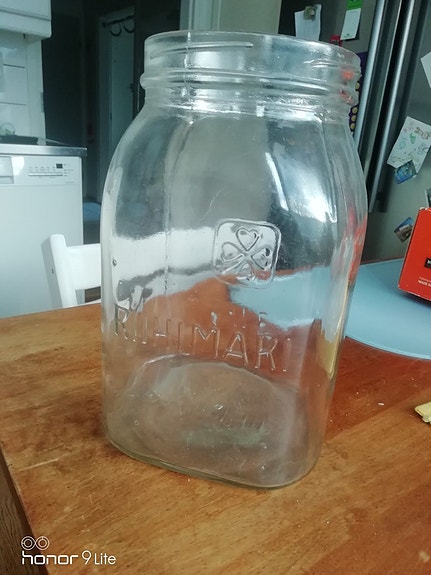 Riihimäen lasin keittiötölkki, 3 litraa