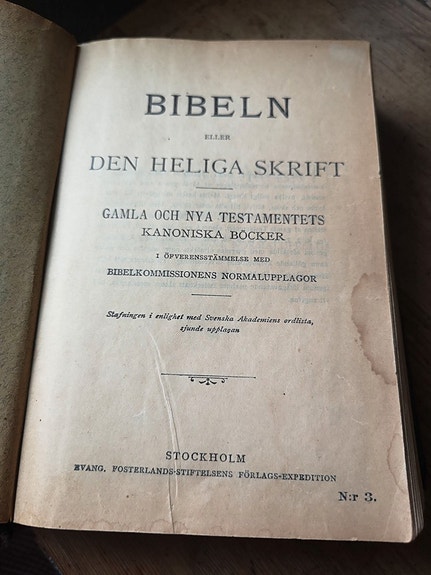 Antiikkinen Bibeln