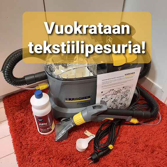 Kärcher Puzzi tekstiilipesuri vuokralle