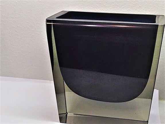 Nuutajärvi Taidelasi maljakko Design Harry Moilanen