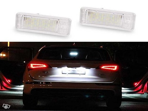 AUDI LED rekisterikilven valot 6000K IP67 (2kpl)