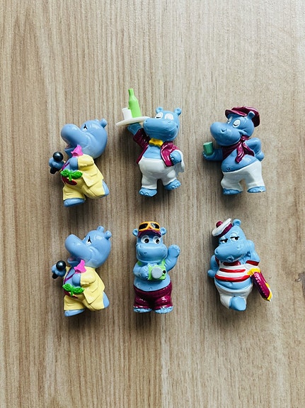Kinder Happy Hippo hahmot 90-luvulta