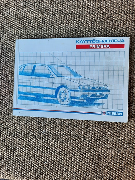 Nissan Primera käyttöohjekirja, painovusi 1991