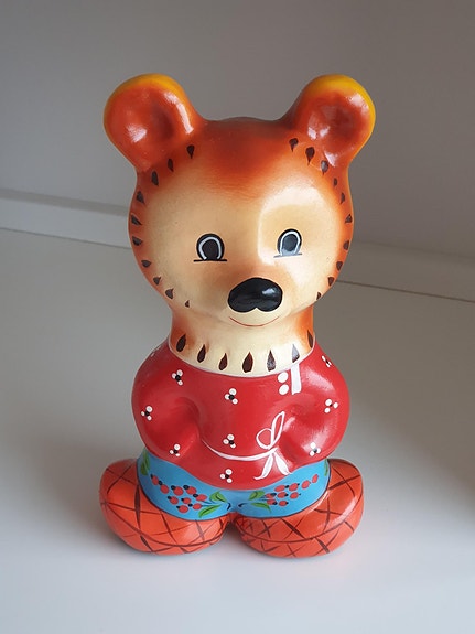 Karhu figuuri, vintage Neuvostoliitto