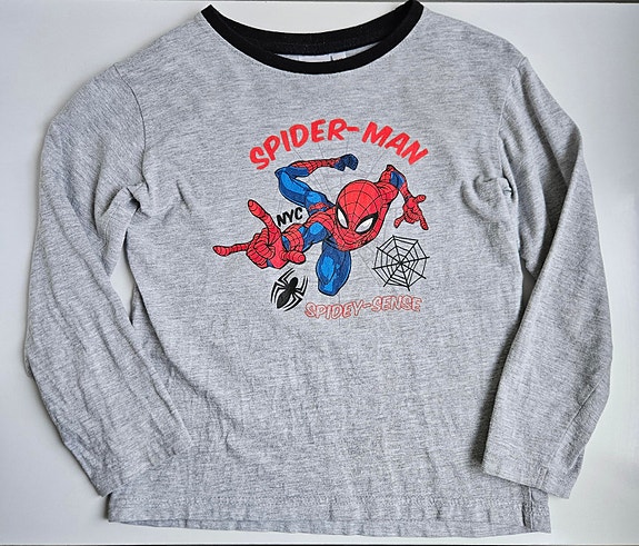 Spiderman paita koko 122/128