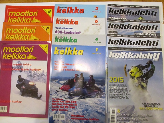 Moottorikelkka, ja Kelkkalehtiä