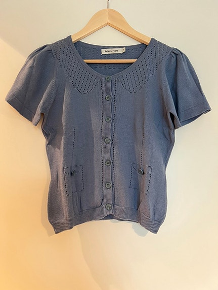 Blouse with buttons, vintage style