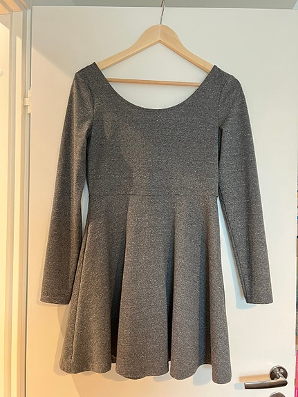 Skater grey dress