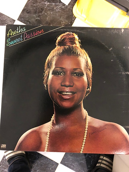 Aretha Franklin(sweet passion)lp