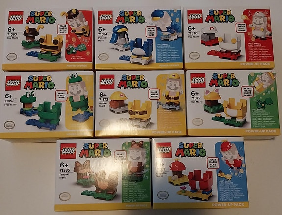 8kpl Lego Super Mario Power up asuja