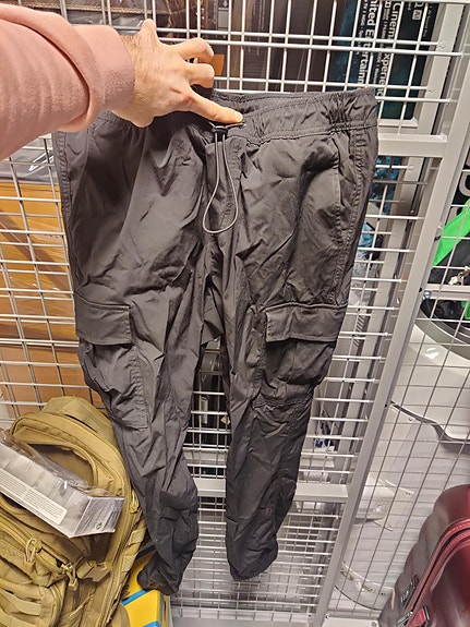 Nylon cargohousut