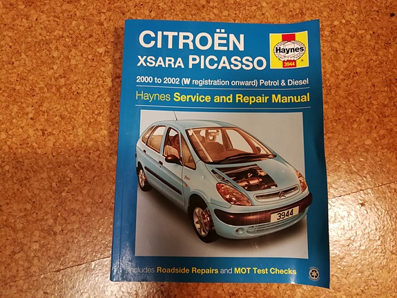 Citroën Xsara Picasso korjausopas