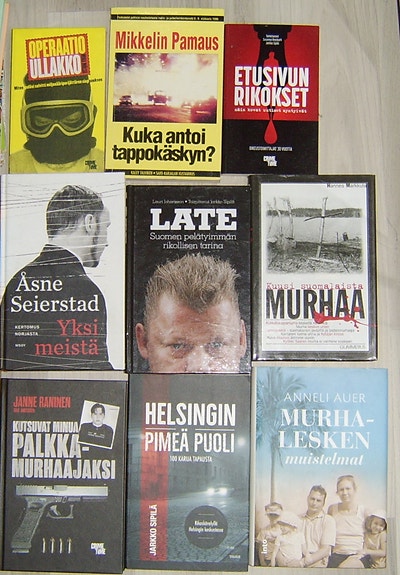 True crime kirjoja