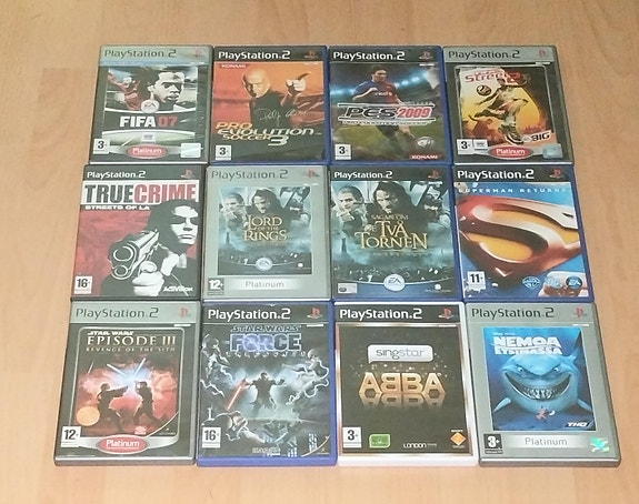 Playstation 2 pelejä