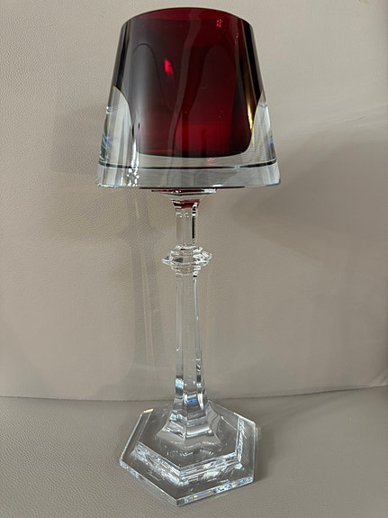 Baccarat kristalli kynttilänjalka