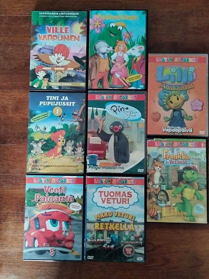 Pienten lasten  dvd leffat