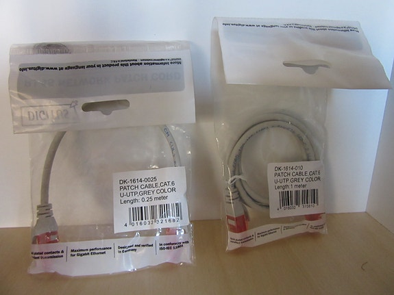 Digitus Cat6 verkkokaapelia 0,25/1m/2m/5m/15m
