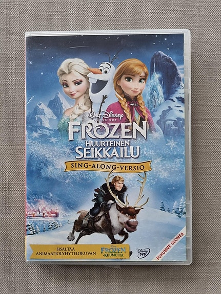 DVD Frozen Huurteinen seikkailu Sing-along versio