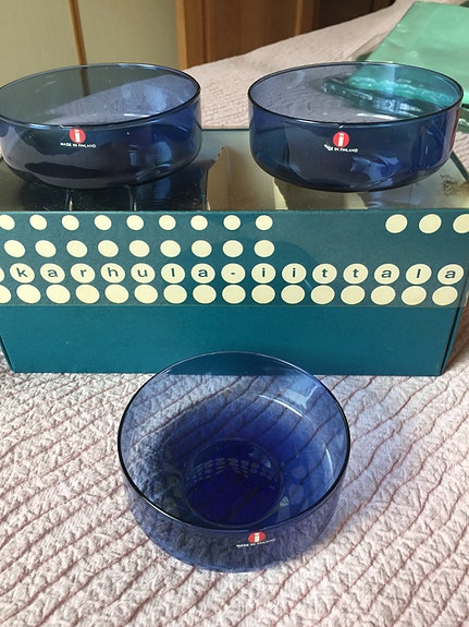 Karhula-Iittala jälkiruokakipot 6kpl