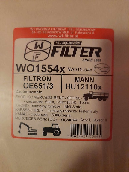 MB Axor Öljysuodatin 50 kpl