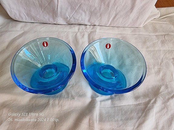 Iittala kartio kynttilänjalat