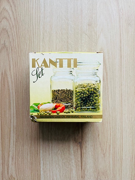 Riihimäen lasi Kantti maustepurkkisetti