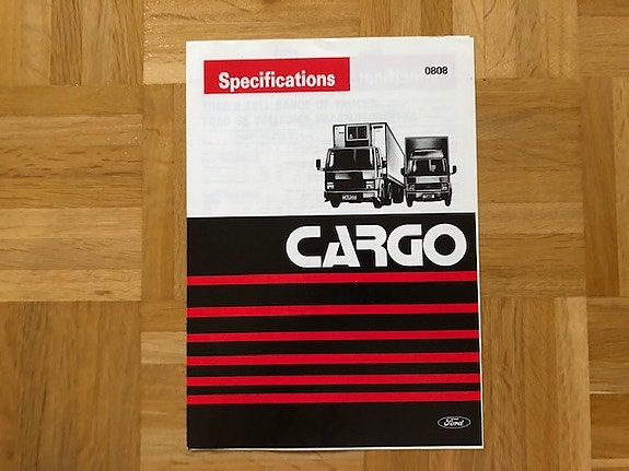 Esite Ford Cargo 808 vuodelta 1982