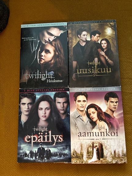 Twilight ja Harry Potter elokuvia